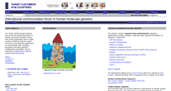 Desktop Screenshot of hum-molgen.org