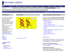 Tablet Screenshot of hum-molgen.org